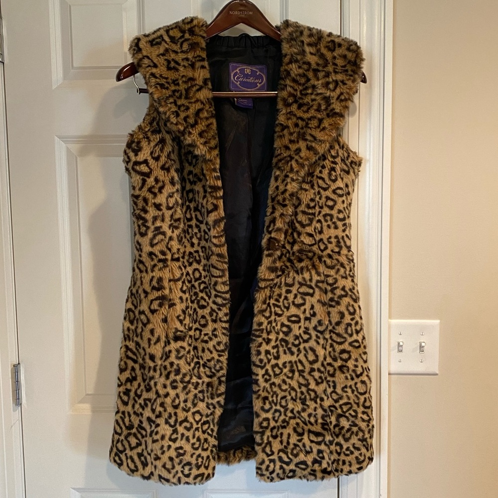 Curations Faux Fur Vest